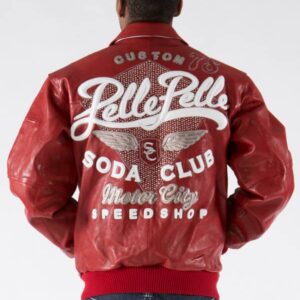Pelle Pelle Soda Club Red Jacket | Pelle Pelle Store view 4