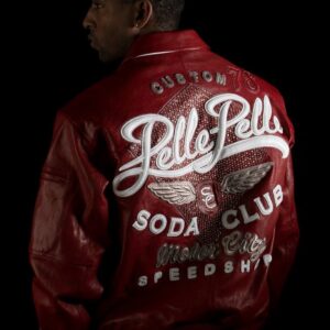 Pelle Pelle Soda Club Red Jacket | Pelle Pelle Store view 5