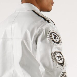 Pelle Pelle White Revolution Jacket | Pelle Pelle Store view 5