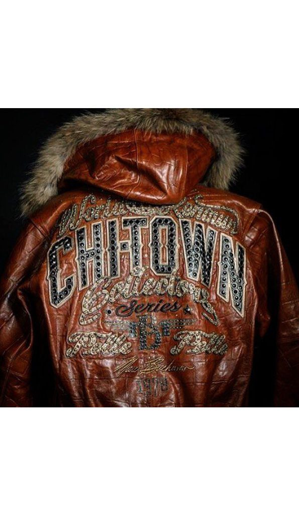Pelle Pelle Chi-Town Brown Leather Jackets | Fur Hooded Jackets