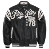 pelle-pelle-encrusted-varsity-plush,pelle-pelle-black-leather-jacket,pelle-pelle-jacket,pelle-pelle-store,pelle-pelle-leather-jacket,black-leather-jackets,varsity-jacket,pelle-pelle-plush,black-plush,black-varsity