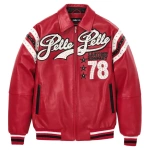 pelle-pelle-encrusted-varsity-plush,pelle-pelle-red-leather-jacket,pelle-pelle-jacket,pelle-pelle-store,pelle-pelle-leather-jacket,red-leather-jackets,varsity-jacket,pelle-pelle-plush