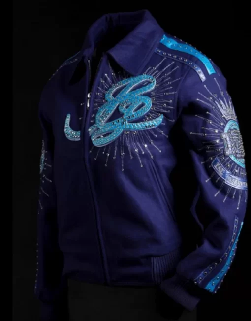 Pelle Pelle Anniversary Royal Blue Jacket view 3