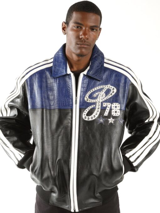 pelle pelle,pelle pelle legacy blue and black jacket,pelle pelle store,pelle pelle leather jacket,black leather jackets,leather jacket,pelle pelle