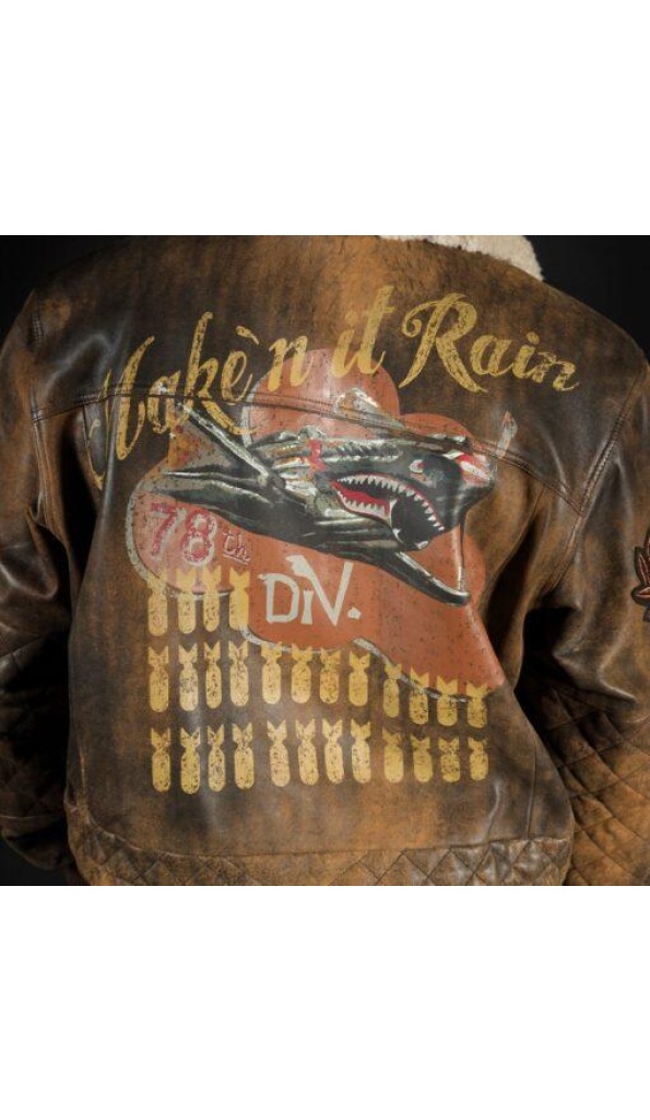 Pelle Pelle Brown Bomber Leather Jacket