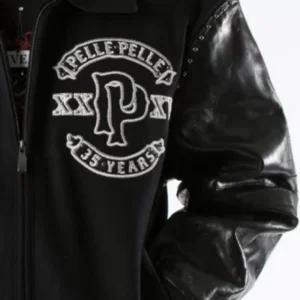 Pelle Pelle Panther Wool Black Jacket view 3
