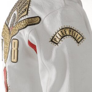 Pelle Pelle White World Tour Jacket view 3