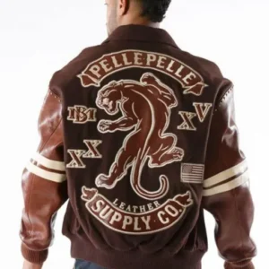 Pelle Pelle Supply Co. Wool Brown Jacket view 2