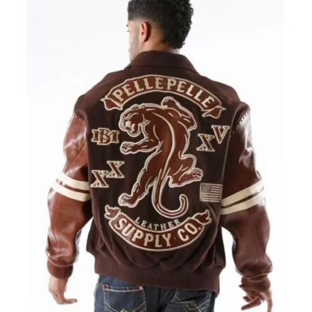 pelle pelle,pelle pelle panther wool brown jacket,pelle pelle store,pelle pelle leather jacket,black leather jackets,leather jacket,pelle pelle, pelle pelle supply, supply and co jacket