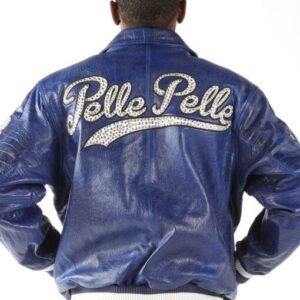 Pelle Pelle Mens MB Blue Leather Jacket