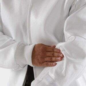 Pelle Pelle Basic in White Plush Jacket view 4