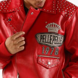 Pelle Pelle Lethal Red Leather Jacket view 4