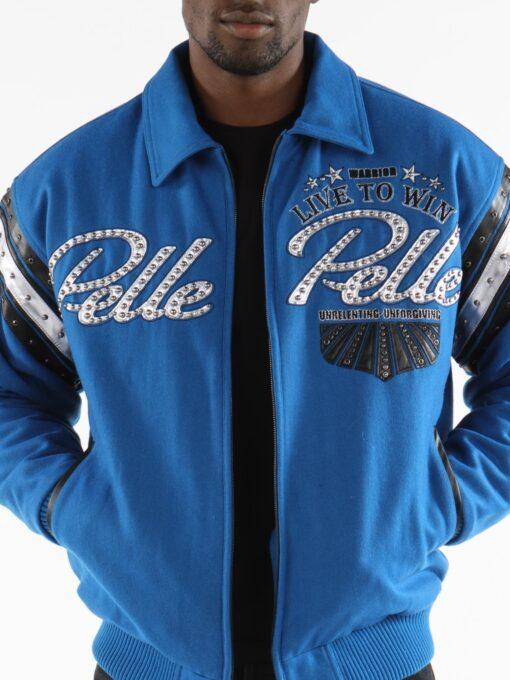 pelle pelle, pelle pelle live to win blue jacket,pelle pelle store,pelle pelle leather jacket,black leather jackets,leather jacket,pelle pelle