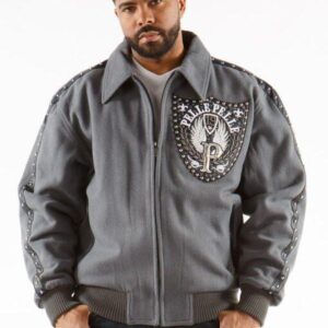 Pelle Pelle Band Of Brothers Grey Jacket view 2