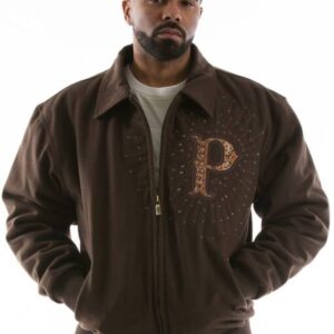 Pelle Pelle Snakeskin Dragon Brown Jacket view 2