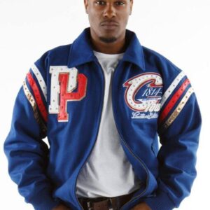 Pelle Pelle Cleveland Tribute Blue Jacket view 2