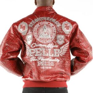 Pelle Pelle Eye Red Leather Jacket