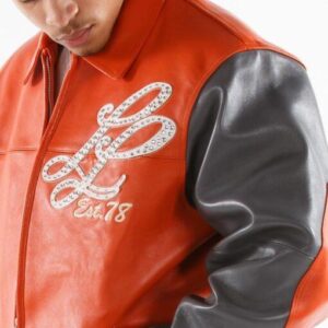 Pelle Pelle Fire Orange Notorious Jacket view 4