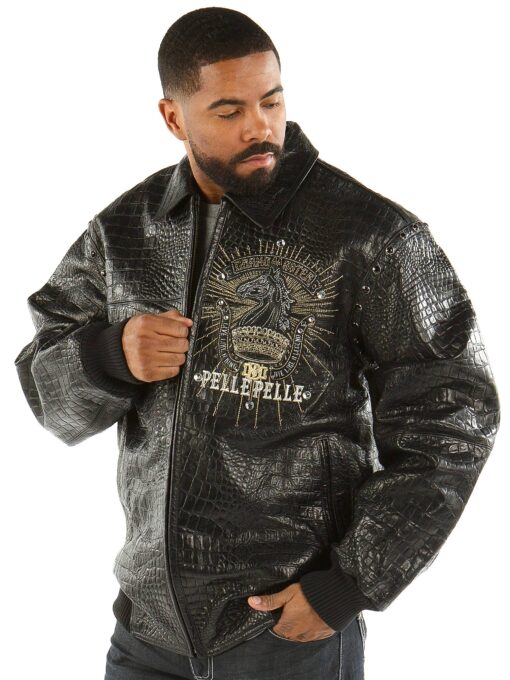 pelle-pelle-grandmaster-black-croc-jacket,pelle-pelle-grandmaster-black-croc-leather-jacket,pelle-pelle-jacket,pelle-pelle-store,pelle-pelle-leather-jacket,black-leather-jackets,leather-jacket,pelle-pelle