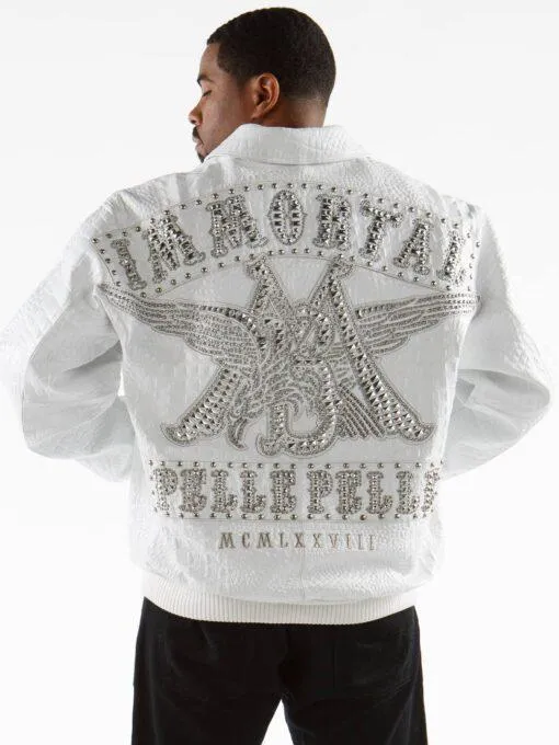 Pelle Pelle Immortal White Leather Jacket