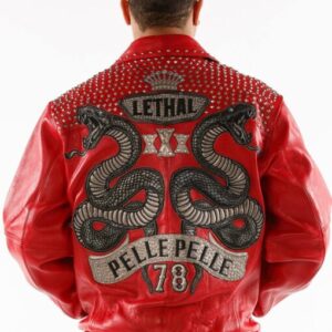 Pelle Pelle Lethal Red Leather Jacket view 1