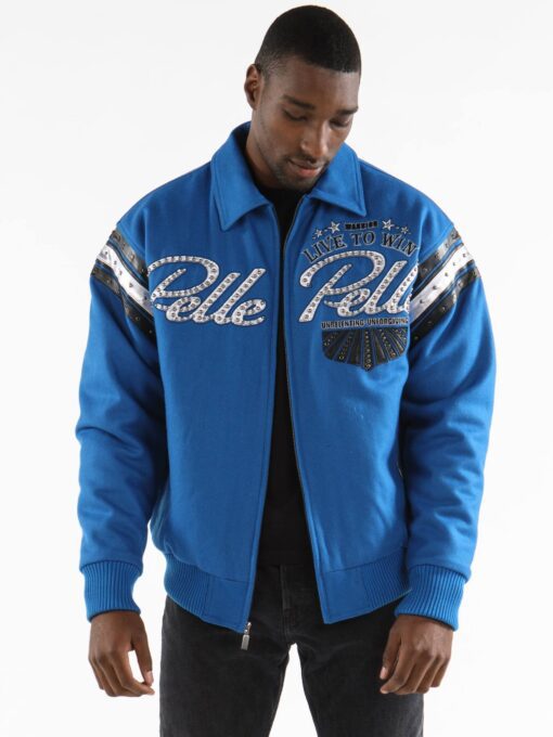 pelle pelle, pelle pelle live to win blue jacket,pelle pelle store,pelle pelle leather jacket,black leather jackets,leather jacket,pelle pelle