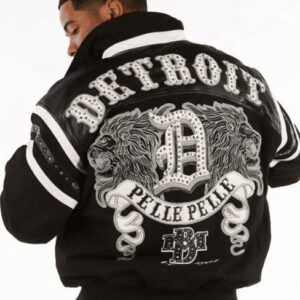 Pelle Pelle Mens Black Detroit Jacket | MB Jacket