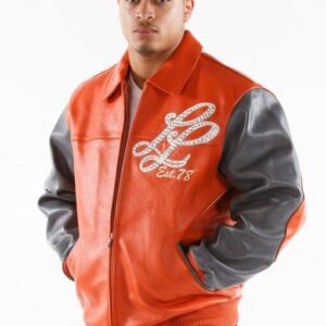 Pelle Pelle Fire Orange Notorious Jacket view 2