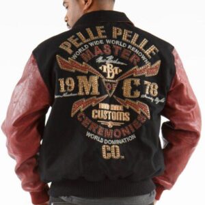 Pelle Pelle MC Maroon Jacket view 1