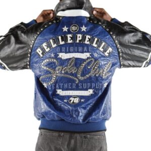 Pelle Pelle New Soda Blue Leather Jacket