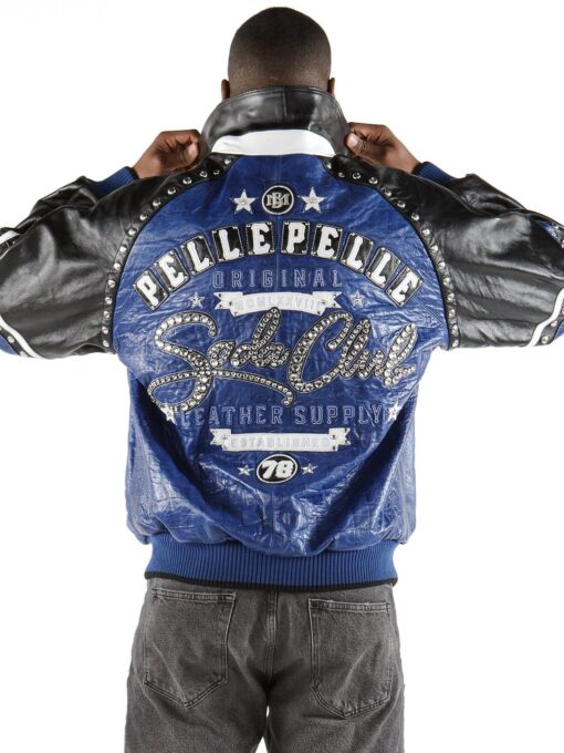 pelle pelle,pelle pelle new soda blue leather jacket,pelle pelle store,pelle pelle leather jacket,black leather jackets,leather jacket,pelle pelle