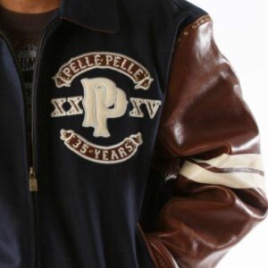 Pelle Pelle Supply Co. Wool Navy Blue Jacket view 2