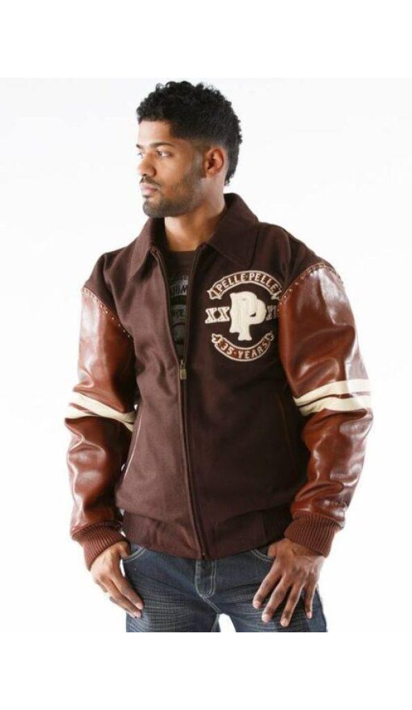Pelle Pelle Supply Co. Wool Brown Jacket