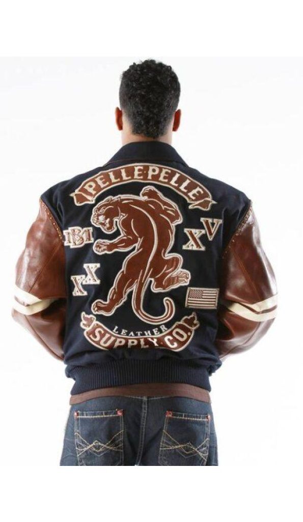 Pelle Pelle Supply Co. Wool Navy Blue Jacket