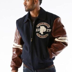 Pelle Pelle Supply Co. Wool Navy Blue Jacket view 3