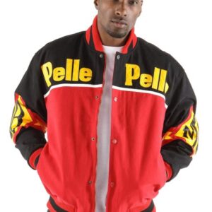 Pelle Pelle Soda Club Black And Red Jacket