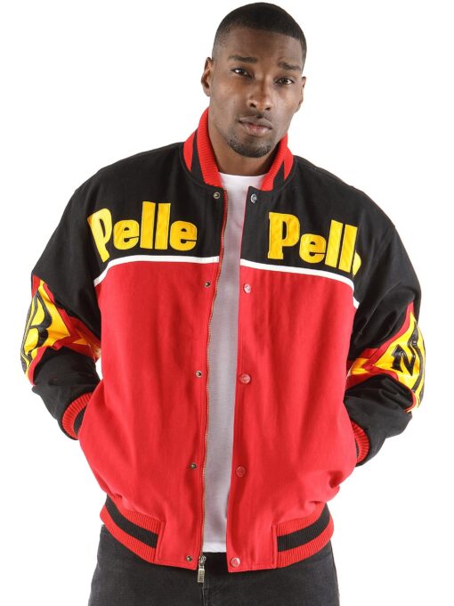 pelle pelle,pelle pelle soda club black and red jacket ,pelle pelle store,pelle pelle leather jacket,black leather jackets,leather jacket,pelle pelle