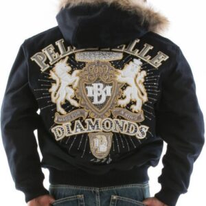 Pelle Pelle Platinum Diamonds Black Jacket
