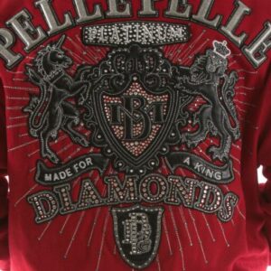 Pelle Pelle Platinum Diamonds Red Jacket view 3