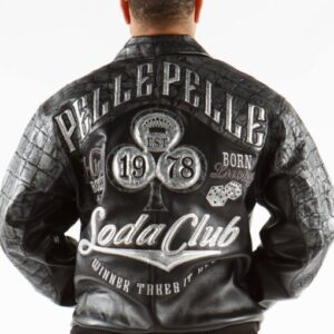 Pelle Pelle Soda Club Black Leather Jacket