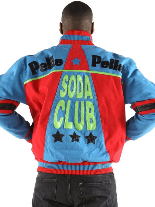 pelle pelle,pelle pelle soda club blue and red jacket ,pelle pelle store,pelle pelle leather jacket,black leather jackets,leather jacket,pelle pelle