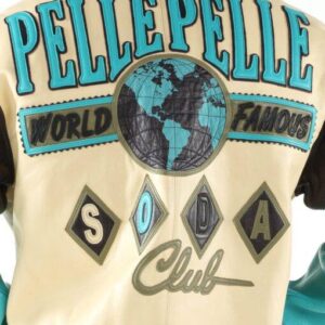 Pelle Pelle Famous Soda Club Blue Jacket view 3