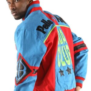 Pelle Pelle Soda Club Blue And Red Jacket view 3