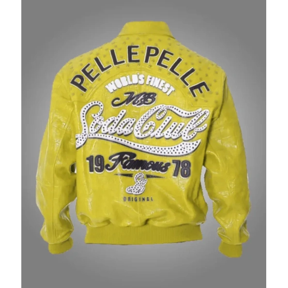 pelle pelle, pelle pelle soda club yellow jacket,pelle pelle store,pelle pelle leather jacket,black leather jackets,leather jacket,pelle pelle