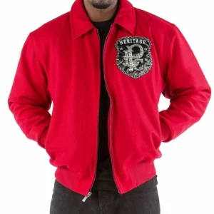Pelle Pelle Nothing Red Wool Jacket view 2