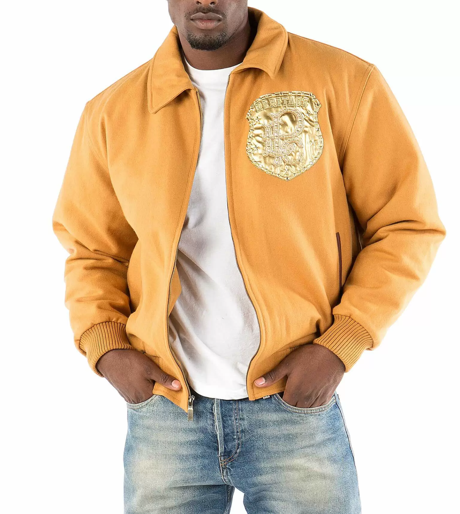 Pelle Pelle Nothing Yellow Wool Jacket view 2