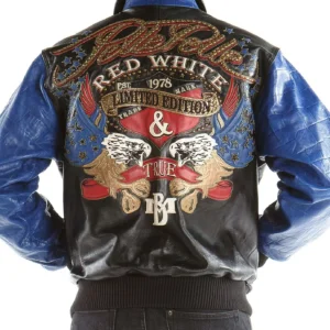 Pelle Pelle Black Blue Leather Jacket