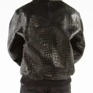 Pelle Pelle Script Black Leather Jacket view 2