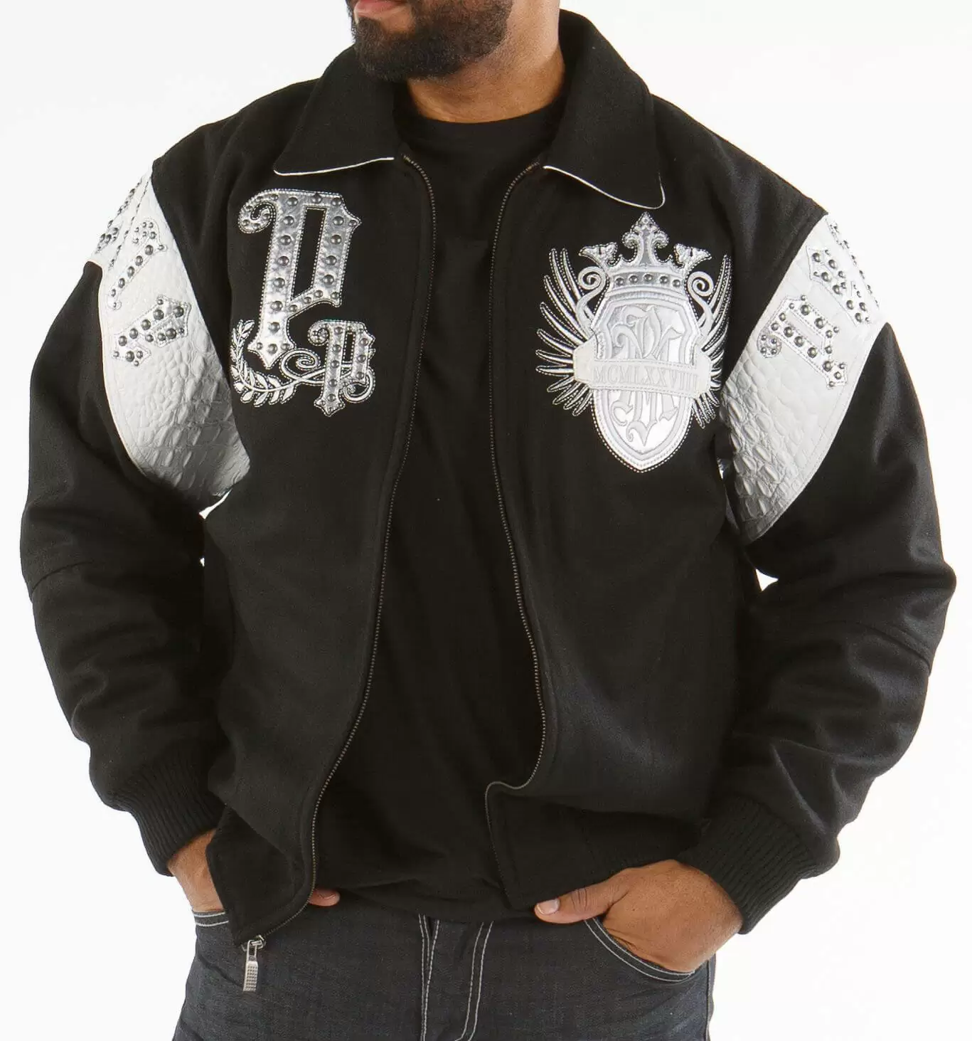 Pelle Pelle Empire Victory Black Jacket view 2
