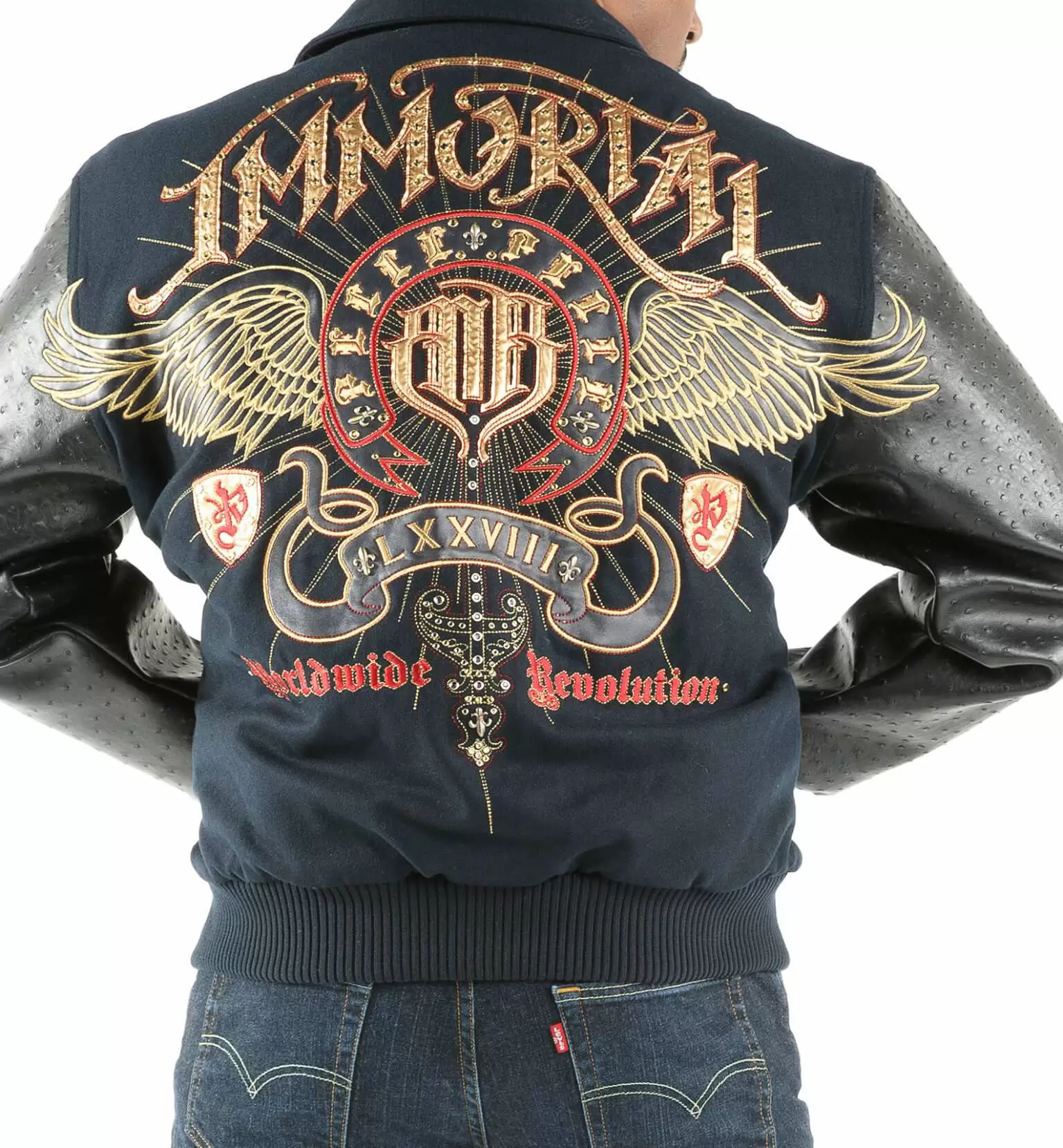 Pelle Pelle Blue Immortal Worldwide Jacket
